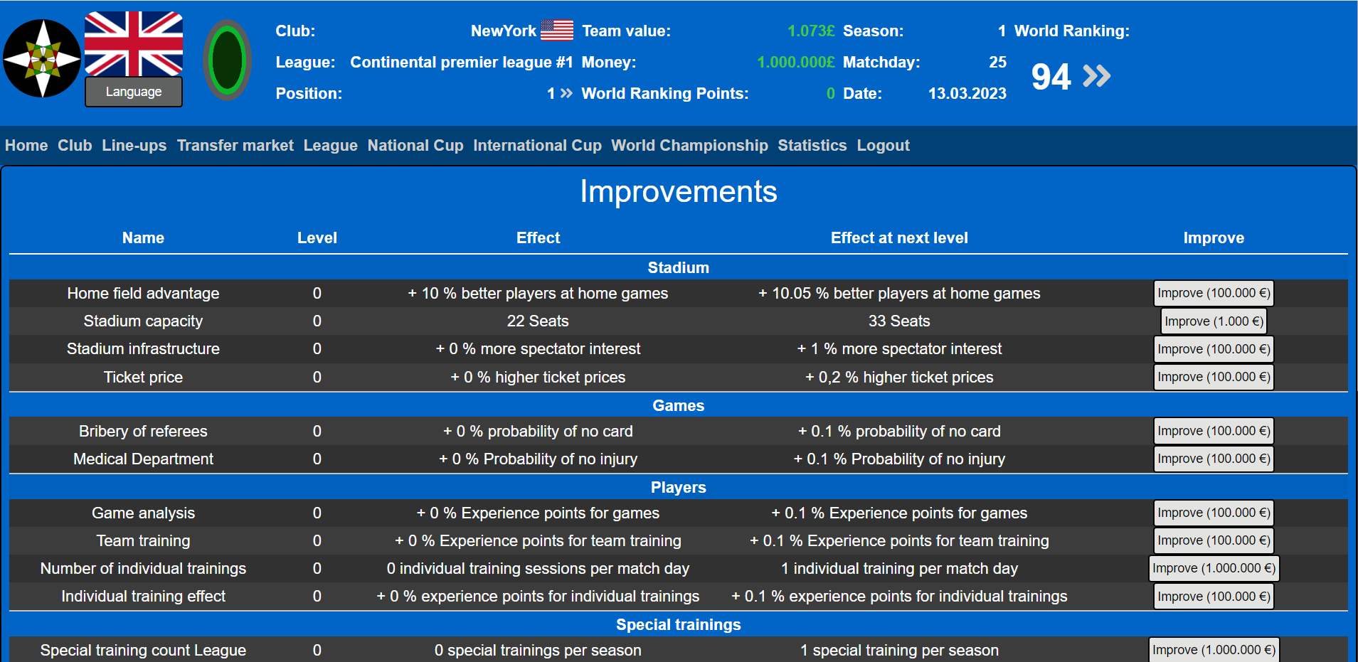 Soccer Club Manager - Seien Sie ein Fußballmanager in diesem kostenlosen Browserspiel Medien 9