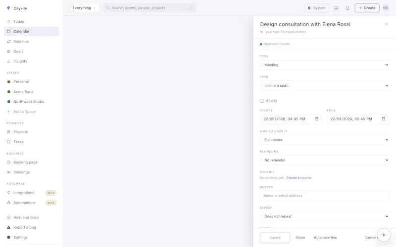 Daykite AI Calendar screenshot 2