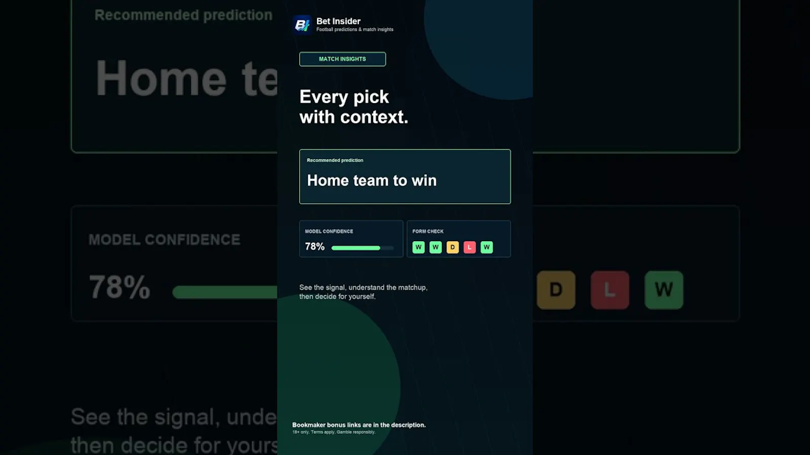 Bet Insider screenshot 1 (video preview)