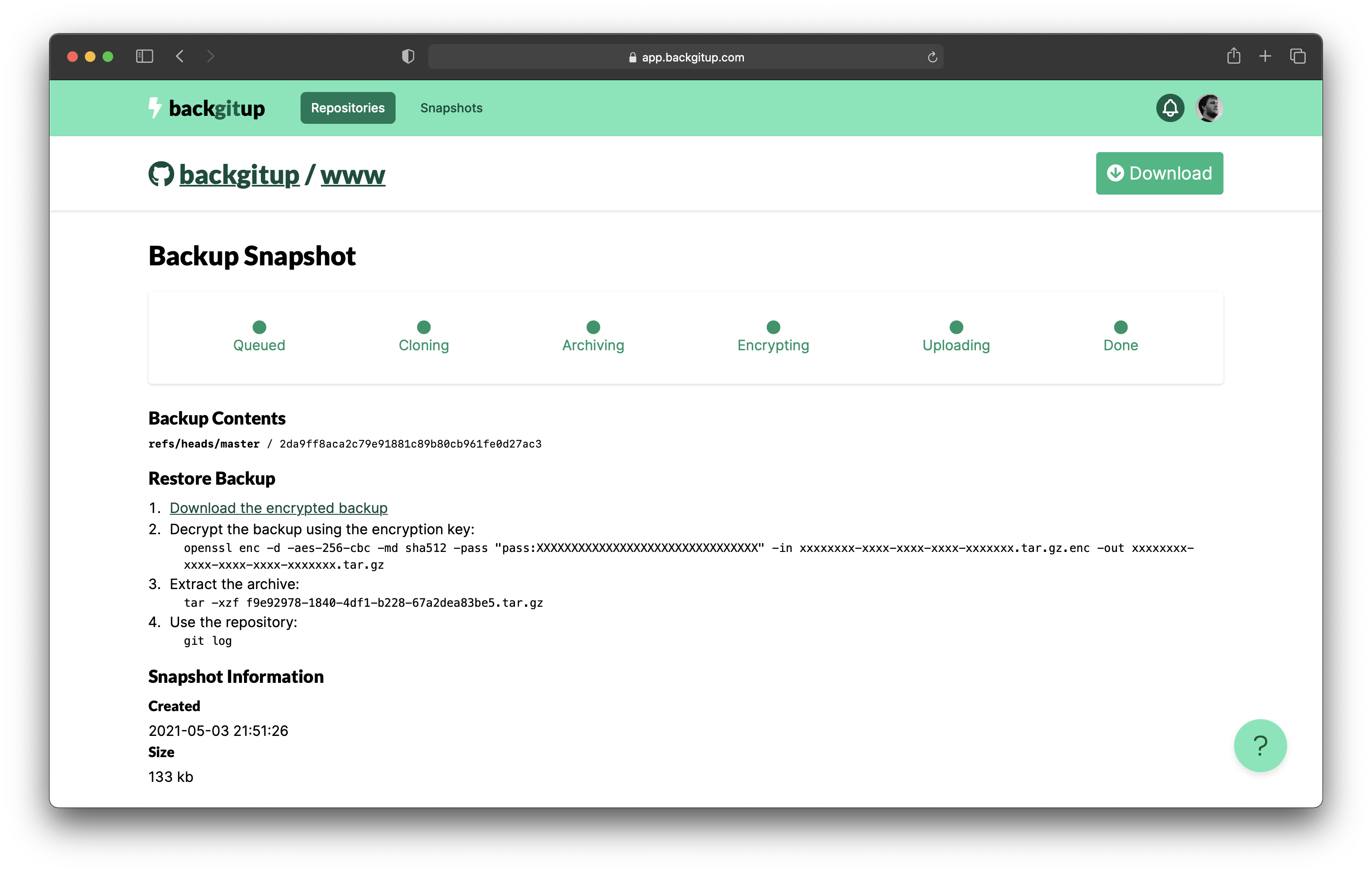 Back Git Up gallery image