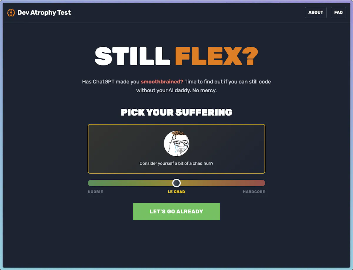 Dev Atrophy Test