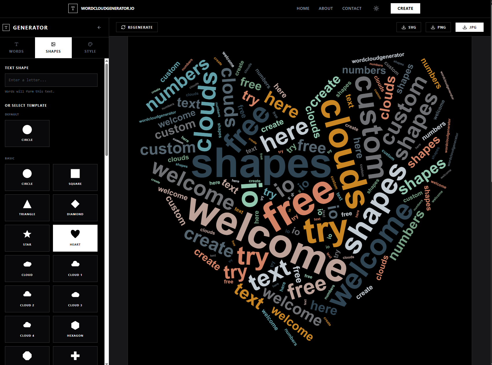 Word Cloud Generator gallery image