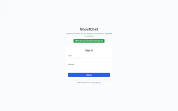 GhostChat v2.0 β Sovereign AGA gallery image