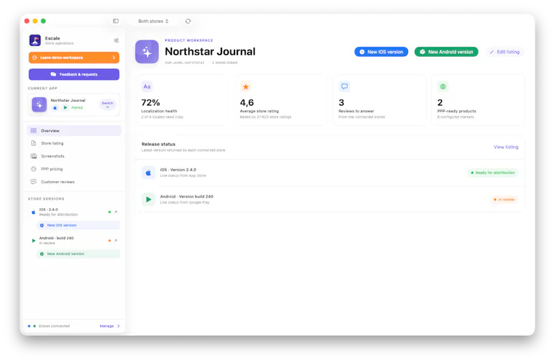 Escale screenshot 3