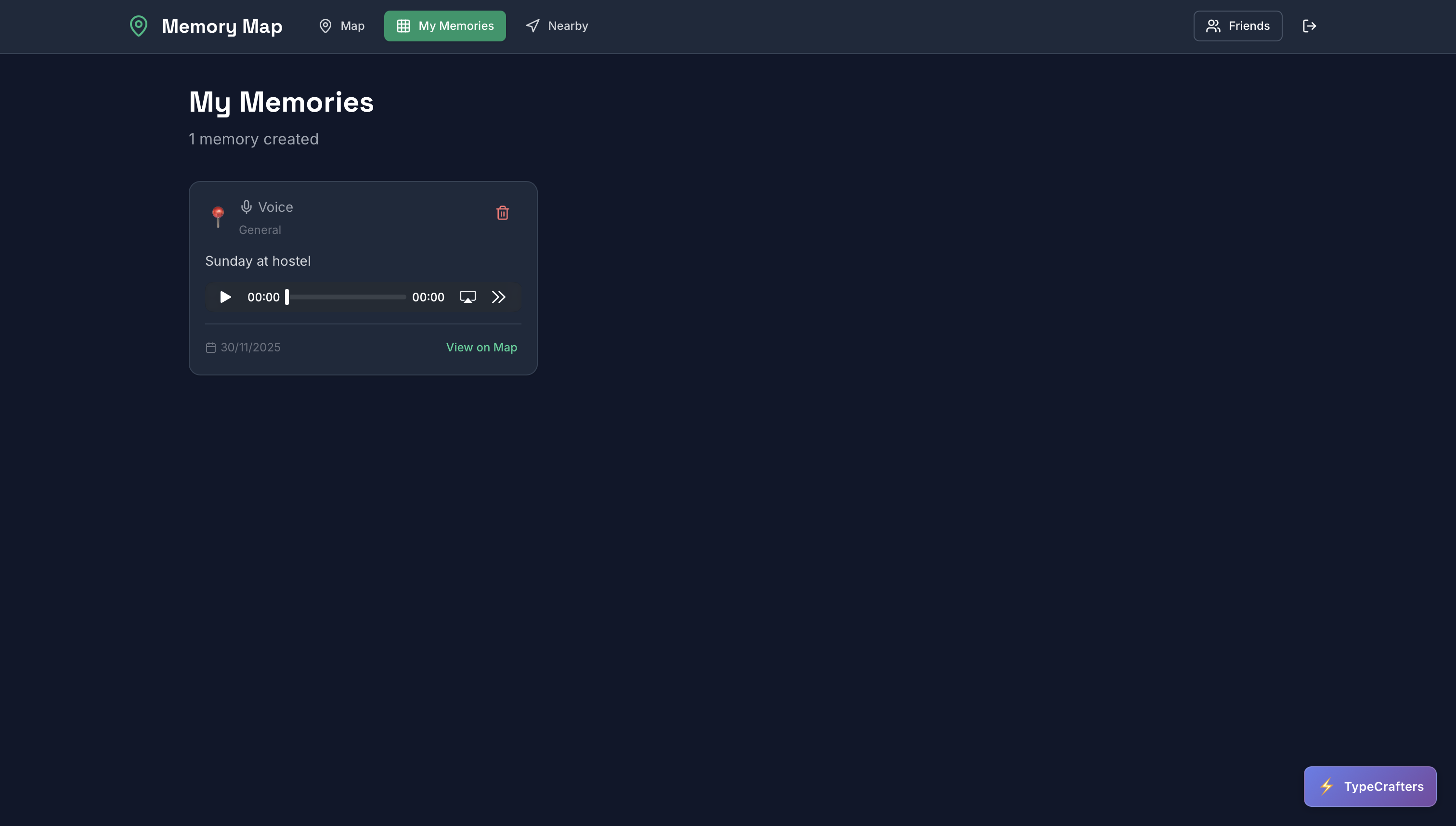 Memory Map - Screenshot 4 showing product features and functionality