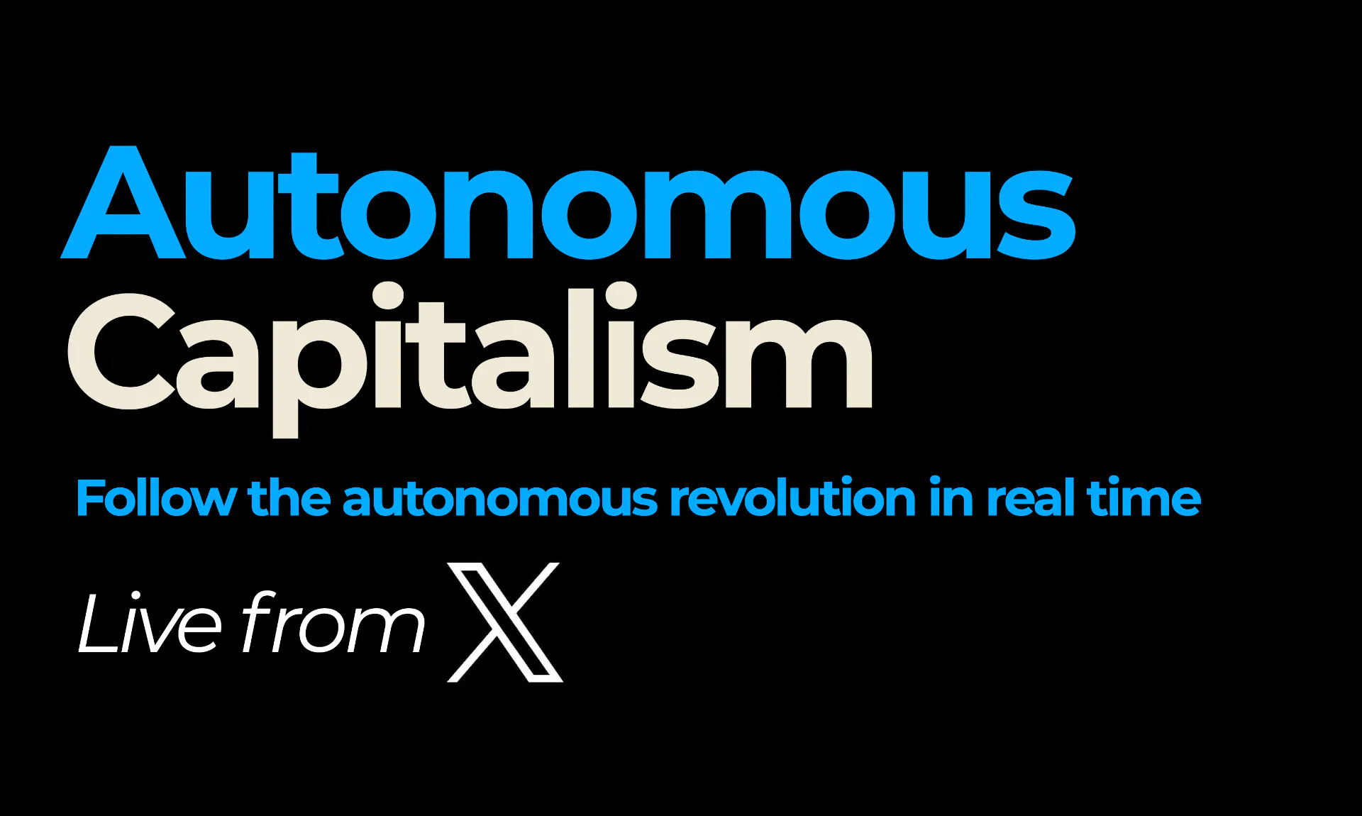 Autonomous Capitalism 제품 배너