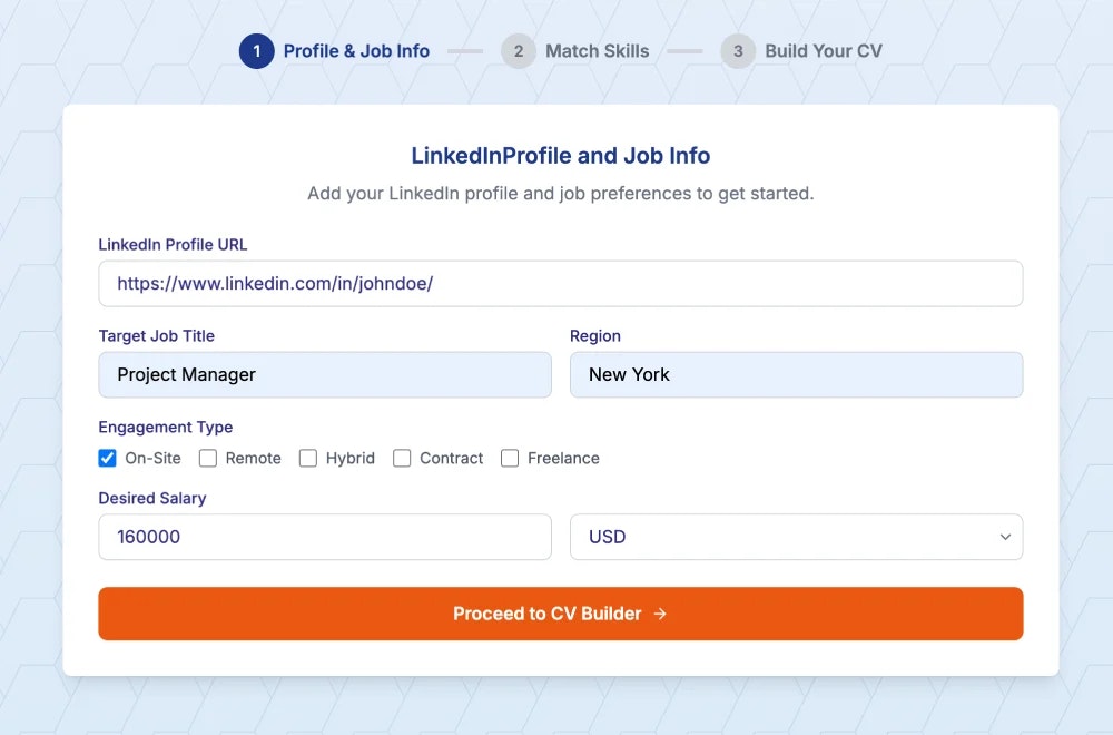 LinkedIn CV Builder - LinkedIn zu CV -maßgeschneiderten Lebensläufen für LinkedIn -Jobs Medien 7