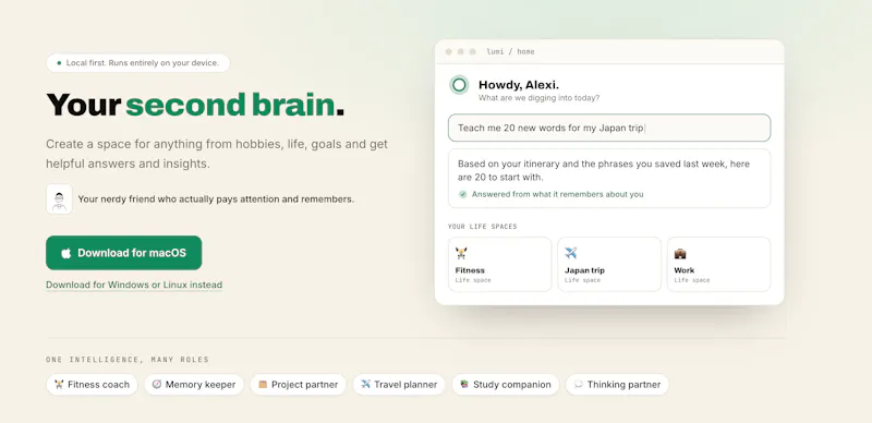 Lumi screenshot 1