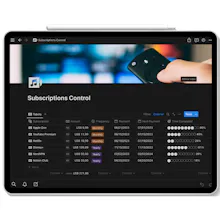 Subscriptions Control gallery image