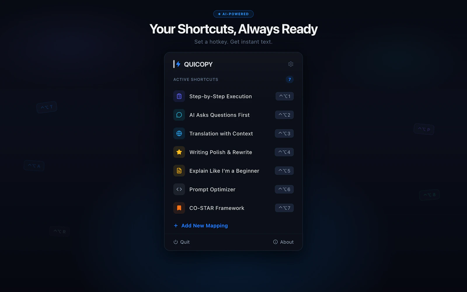 QUICOPY screenshot 2