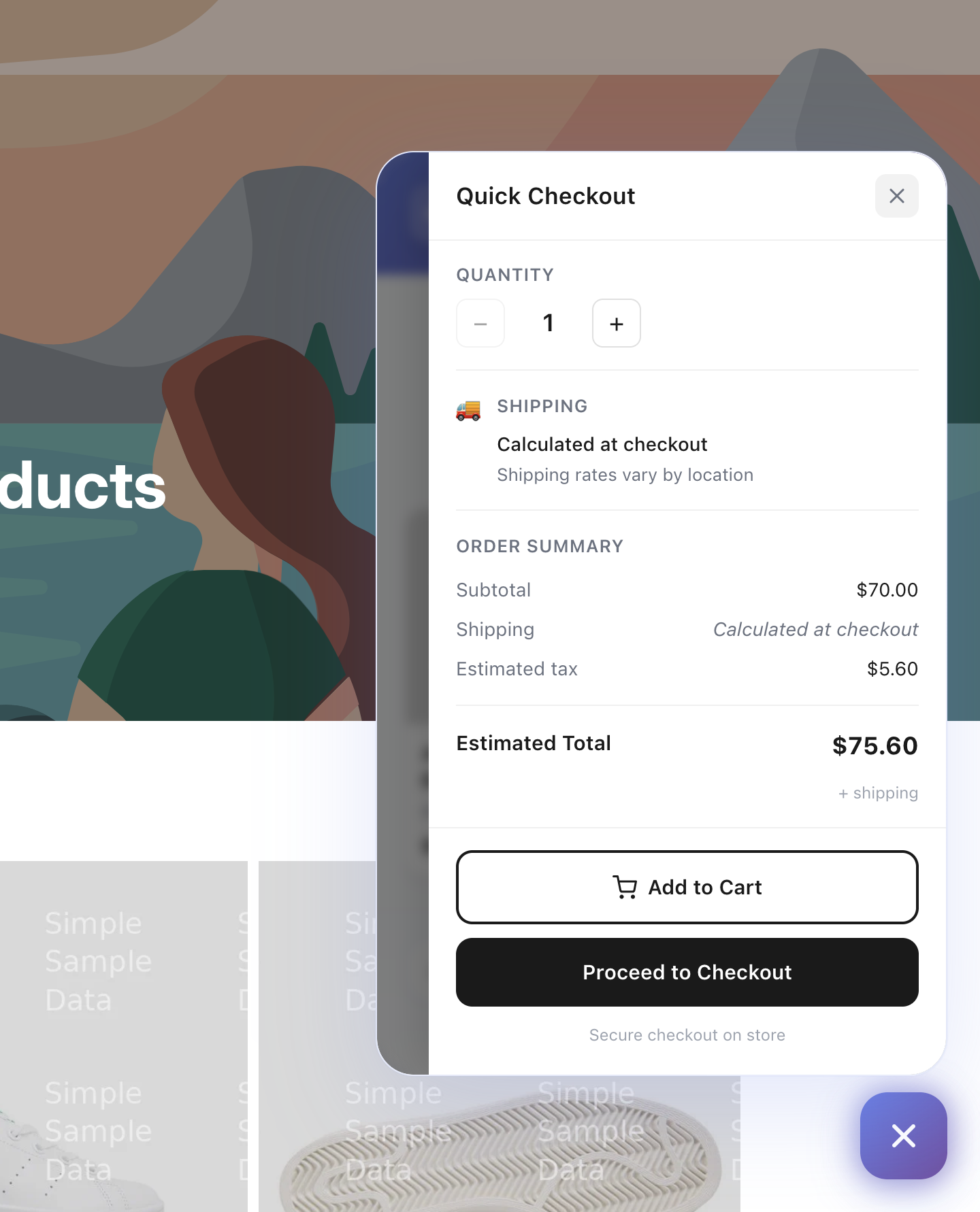 AI Storefront Agent for Shopify - Screenshot 4 showing product features and functionality
