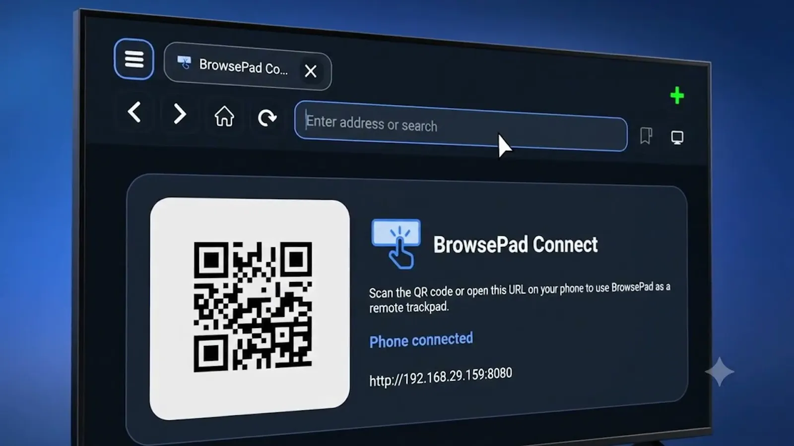 BrowsePad screenshot 1 (video preview)