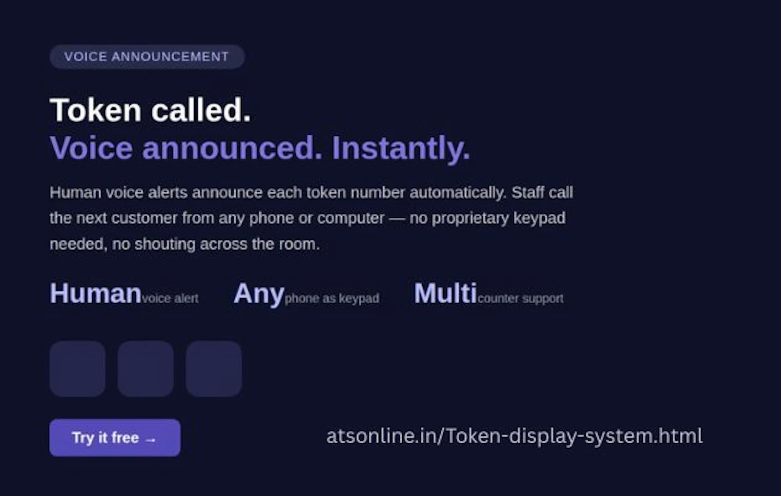 ATS Wireless Token Display System screenshot 3