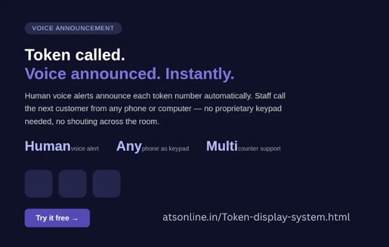 ATS Wireless Token Display System screenshot 3