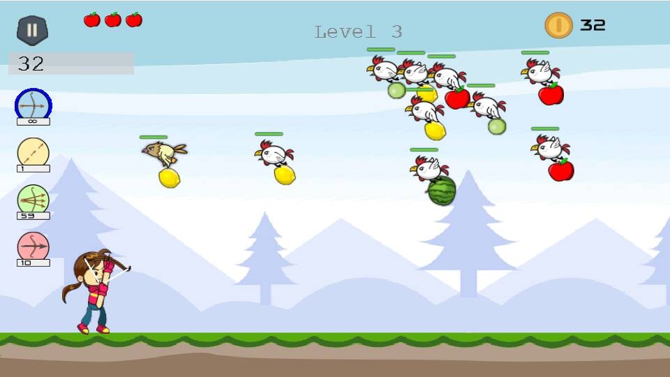 Shoot Girl's Fruits : Archery gallery image