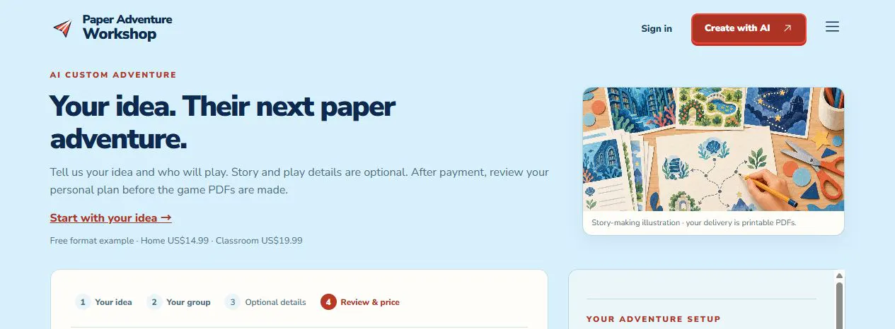 Paper Adventure Workshop gallery image