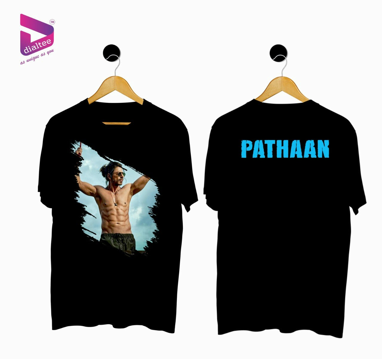 Shahrukh Pathan Custom Printed t-shirts 
