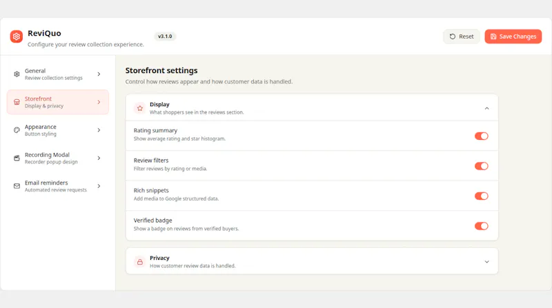 ReviQuo screenshot 3