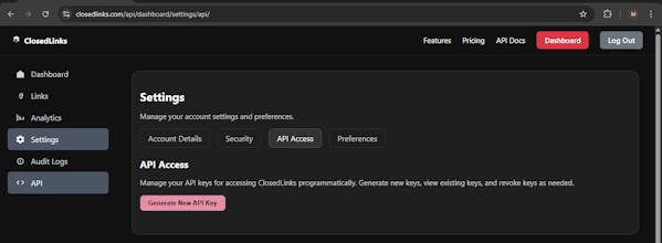 ClosedLinks gallery image