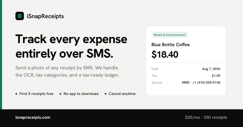 iSnapReceipts screenshot 1