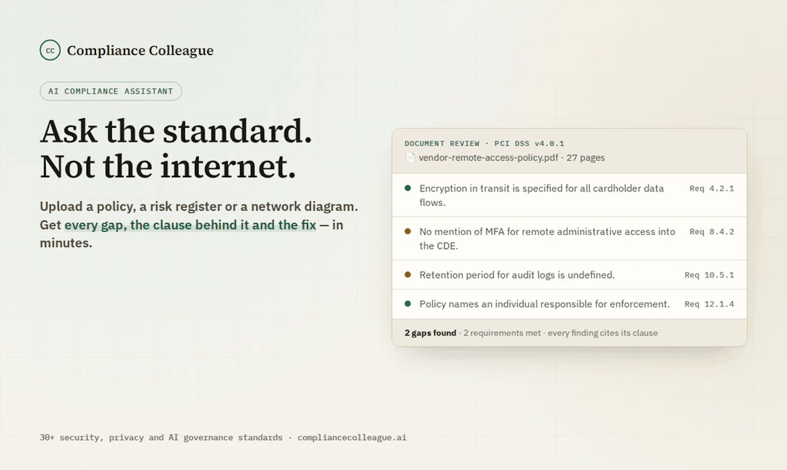 Compliance Colleague screenshot 2