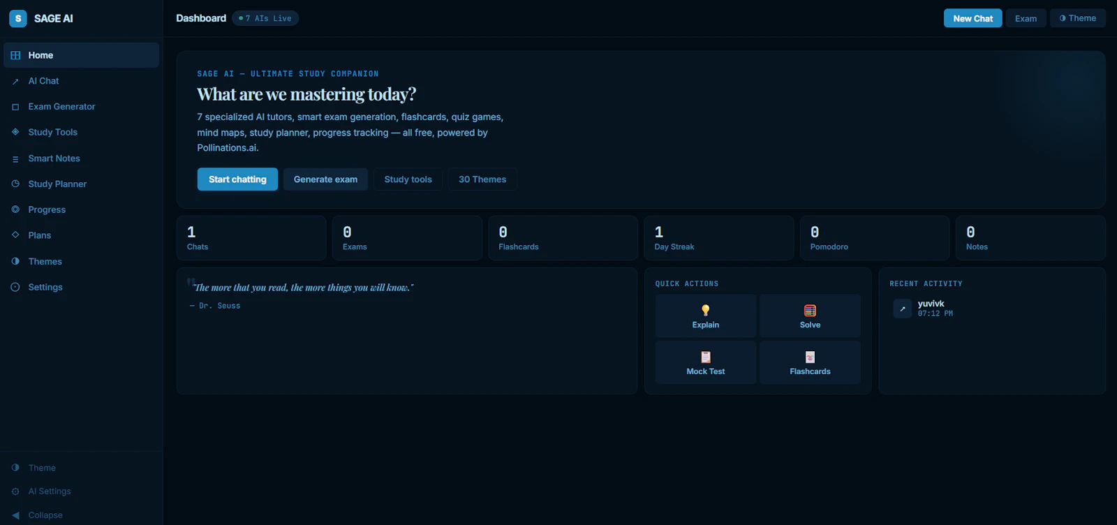 Sage - Your Tutor screenshot 1