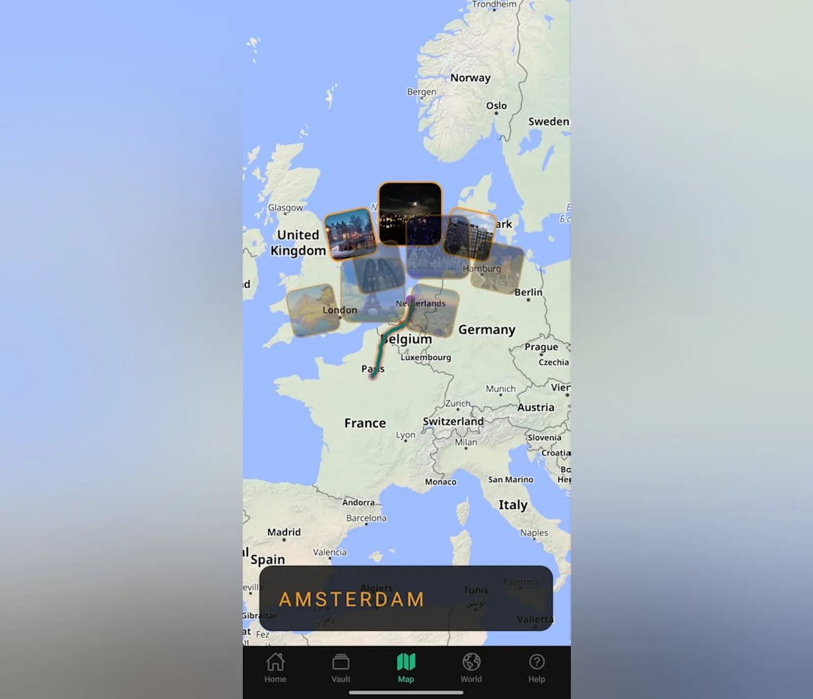 Cinemaly - Interactive Travel Memory Map screenshot 5