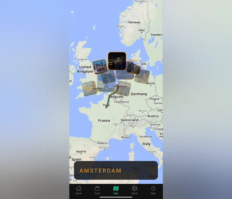 Cinemaly - Interactive Travel Memory Map screenshot 5