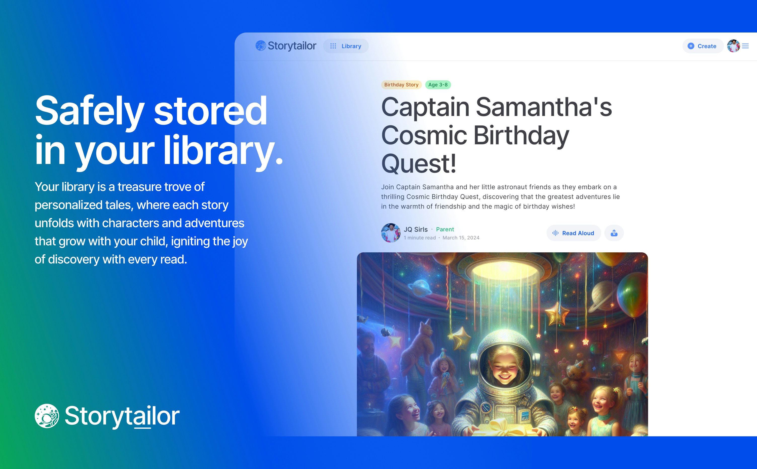 Storytailor.ai - 마법, 웃음 및 ai로 개인화 된 이야기를 만듭니다. 미디어 4