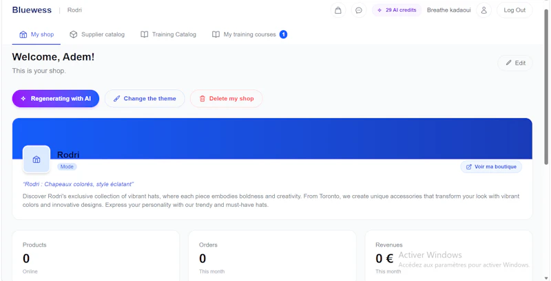 Bluewess — Marketplace screenshot 3