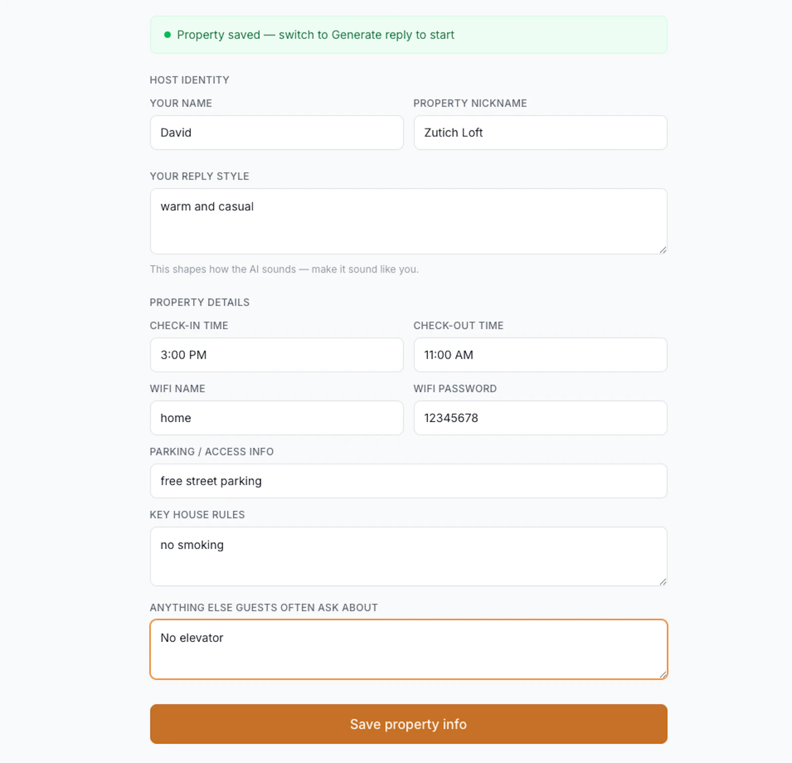 hostreply screenshot 2