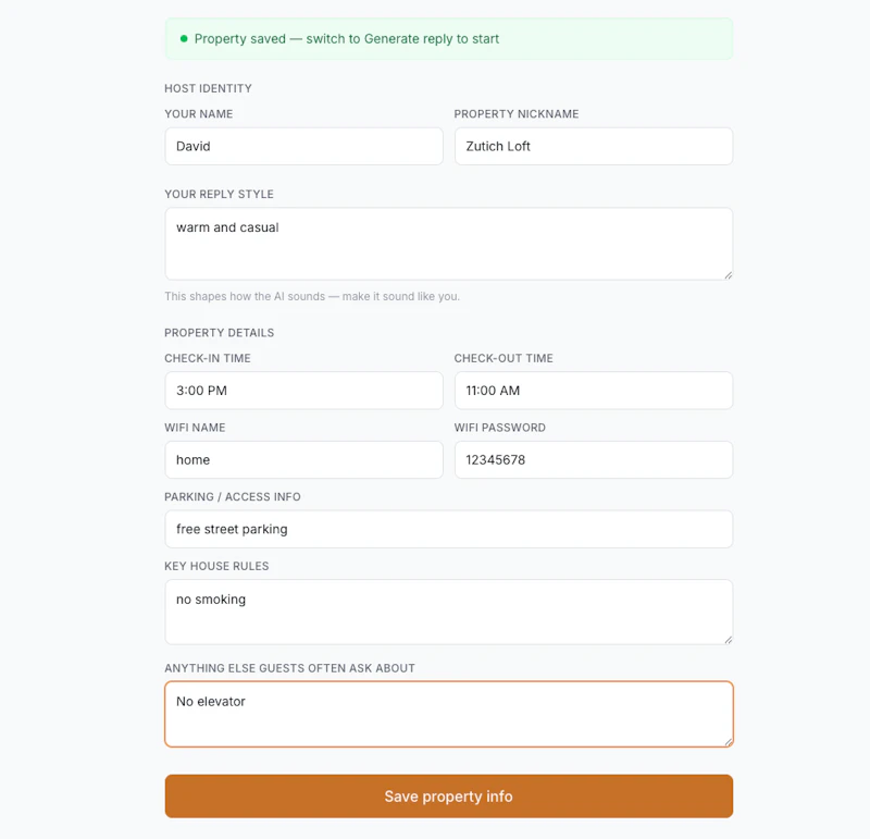 hostreply screenshot 2