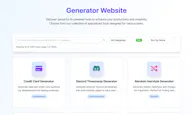 Generator Website