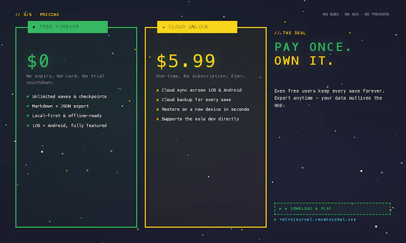 Retro Journal screenshot 6