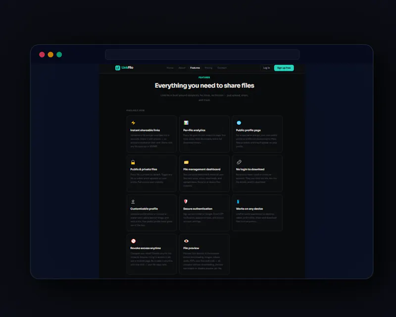 LinkFilo screenshot 2