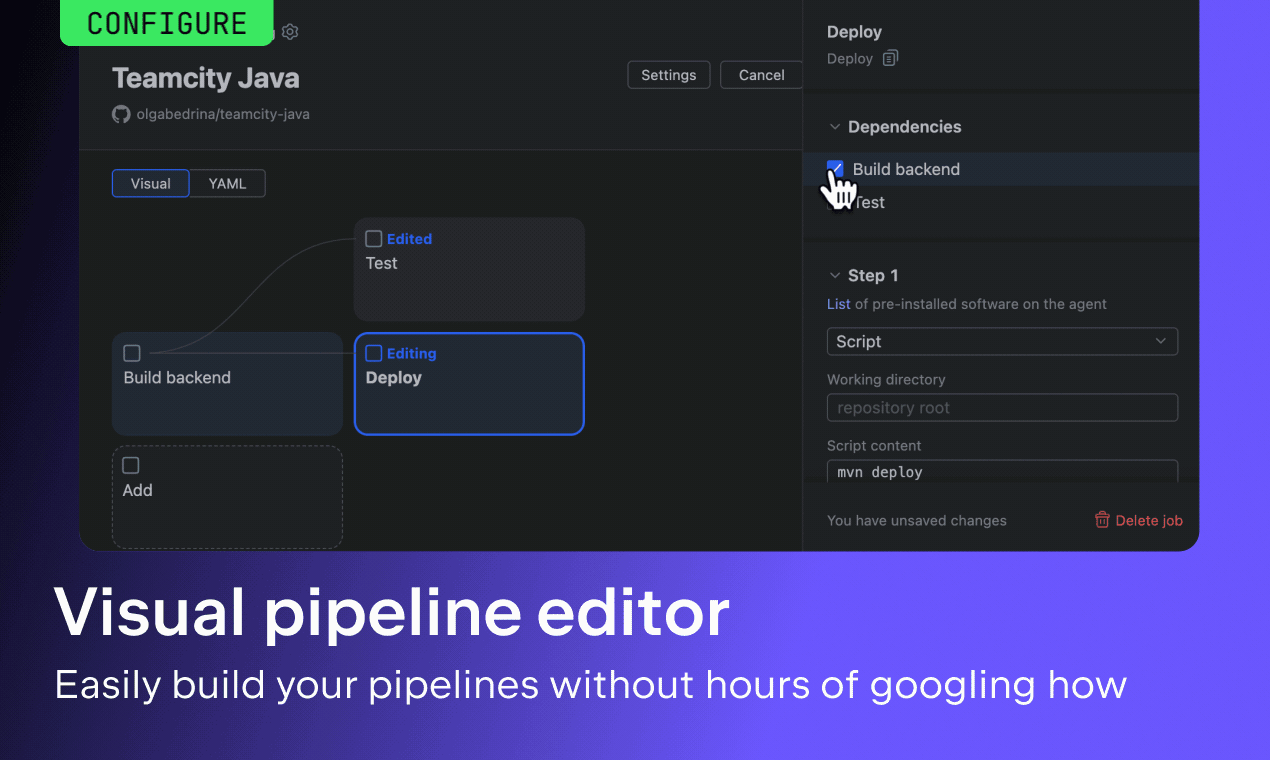 TeamCity Pipelines (beta) media 2
