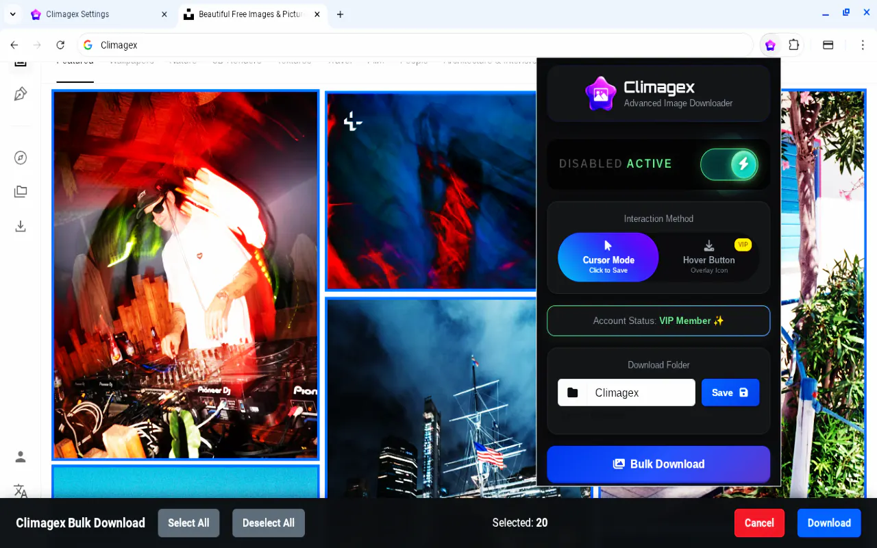 Free Image Downloader from Websites screenshot