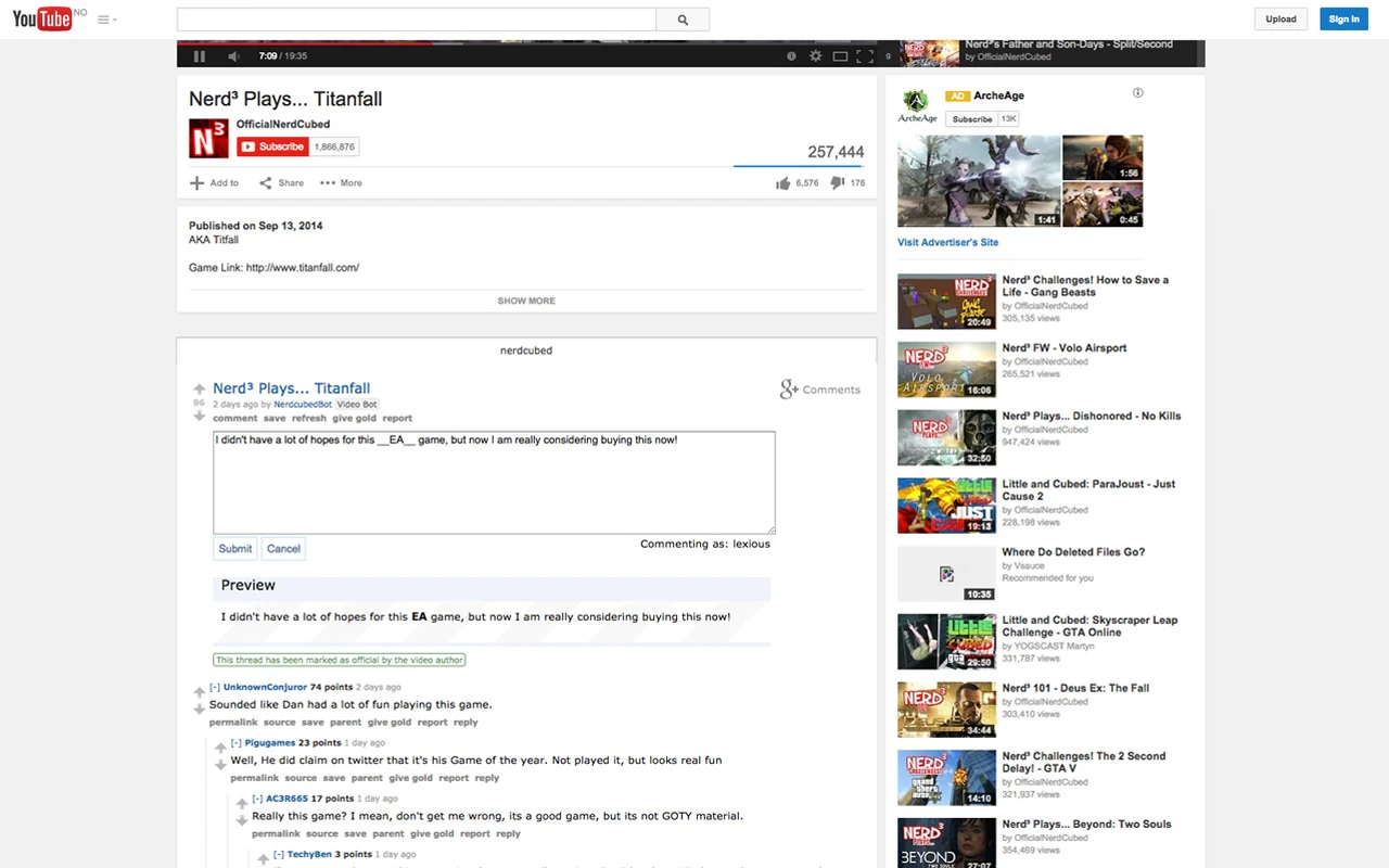 AlienTube for Youtube