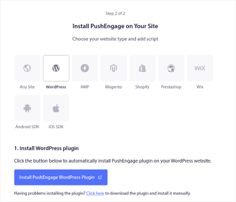 PushEngage gallery image