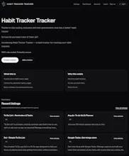 Habit Tracker Tracker gallery image