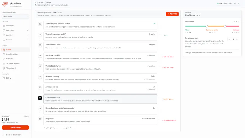 qPAnalyzer by PapelShip screenshot 6