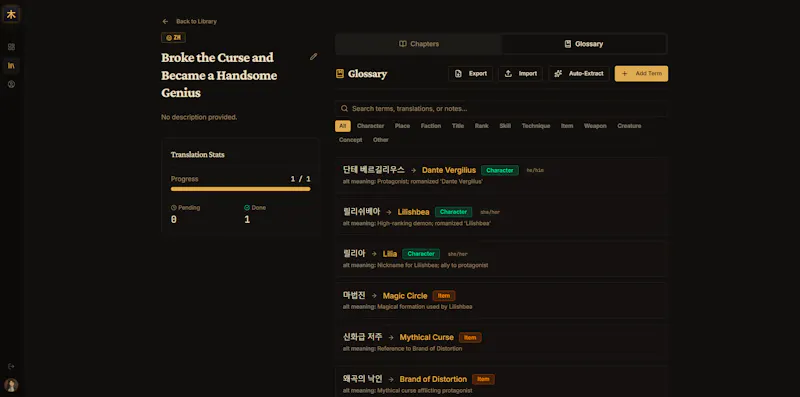 Tralsi — Webnovel Translator screenshot 3