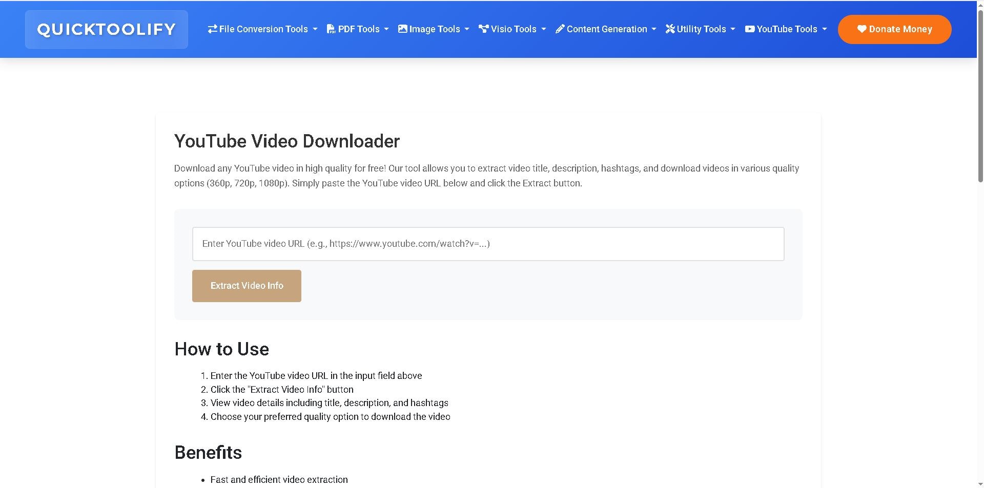 وسائط QuickToolify All-in-One Online Tool Hub - 100 أدوات مجانية للصور والنص و PDF والمزيد - لا يوجد تسجيل! 5