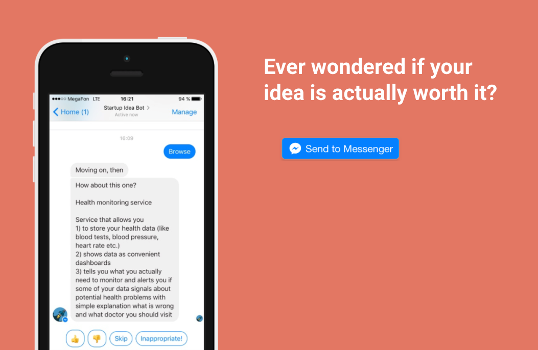 Startup Idea Bot Image