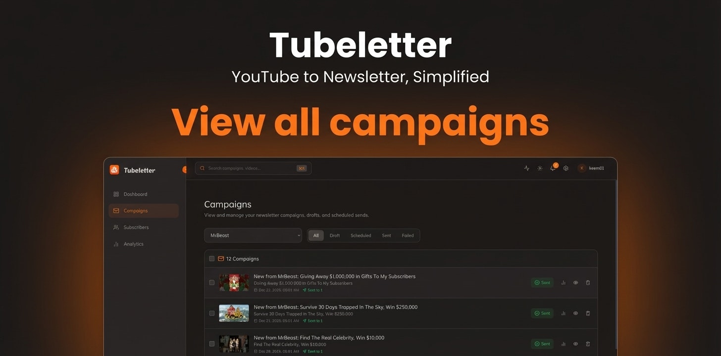 Tubeletter gallery image