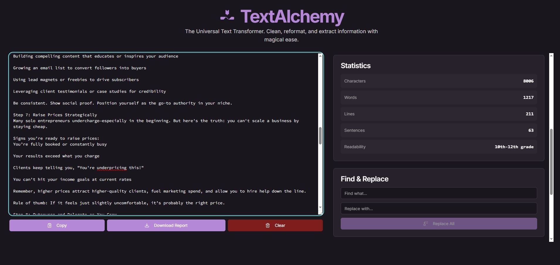 TextAlchemy gallery image