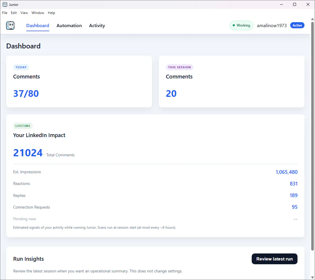 Junior 3.0! screenshot 1