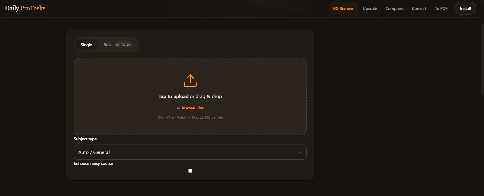 DailyProTasks: 5 Free Image Utilities gallery image