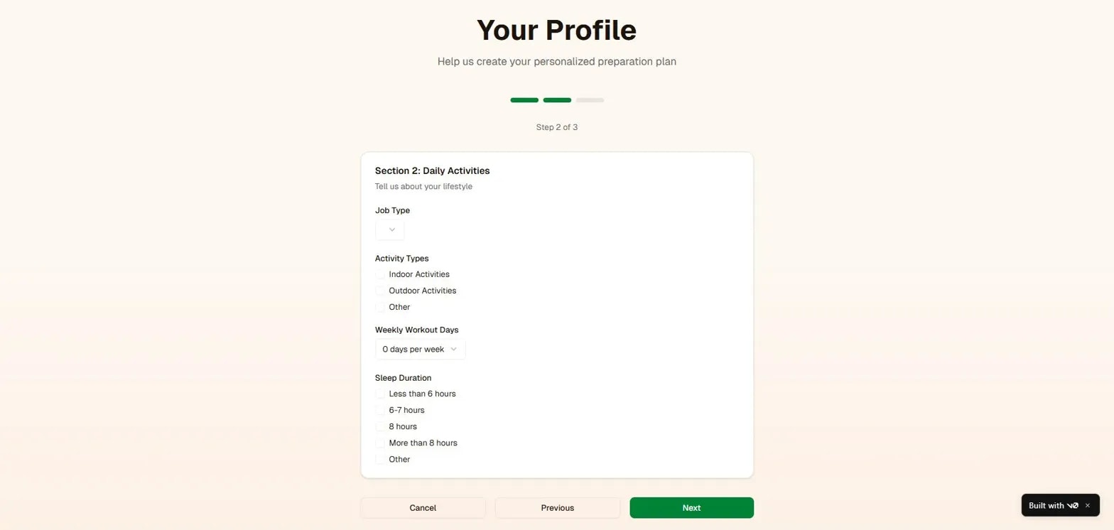 Personalized Plan - Screenshot 3 showing product features and functionality