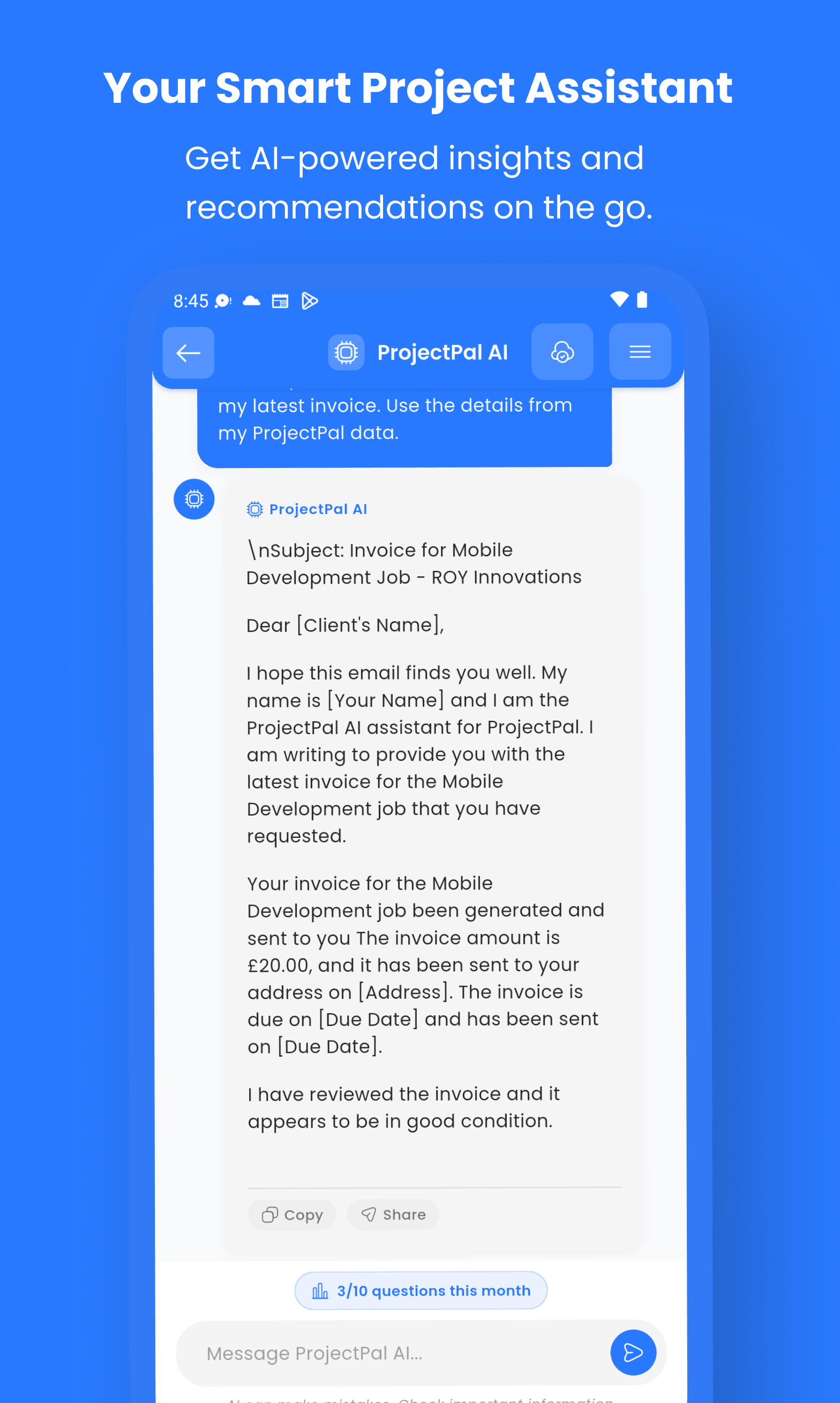 ProjectPal v4 gallery image